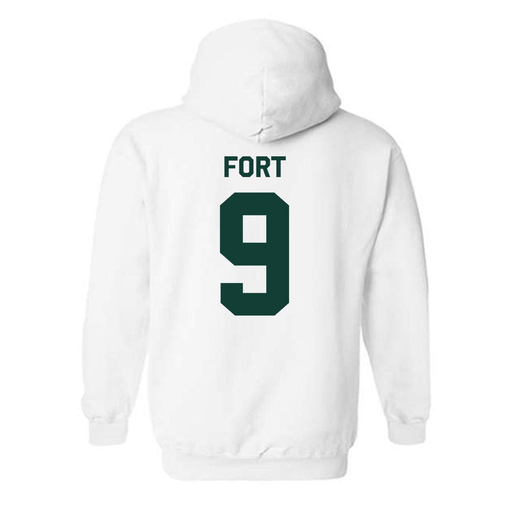 Michigan State - NCAA Men's Basketball : Lorenzo Fort - Classic Shersey Hooded Sweatshirt-1