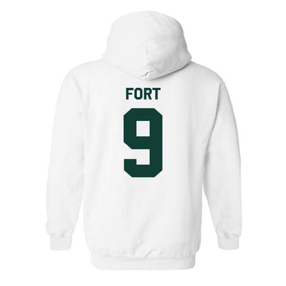 Michigan State - NCAA Men's Basketball : Lorenzo Fort - Classic Shersey Hooded Sweatshirt-1