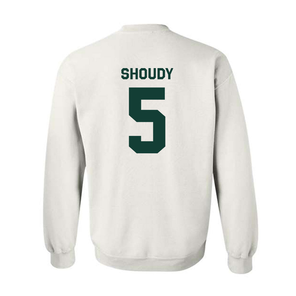 Michigan State - NCAA Men's Ice Hockey : Travis Shoudy - Classic Shersey Crewneck Sweatshirt-1