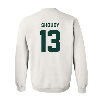 Michigan State - NCAA Men's Ice Hockey : Tiernan Shoudy - Classic Shersey Crewneck Sweatshirt-1