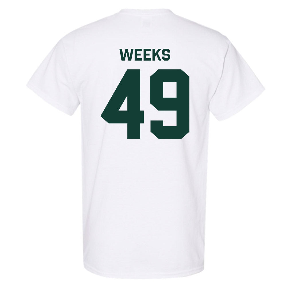 Michigan State - NCAA Football : Alex Weeks - Classic Shersey T-Shirt-1