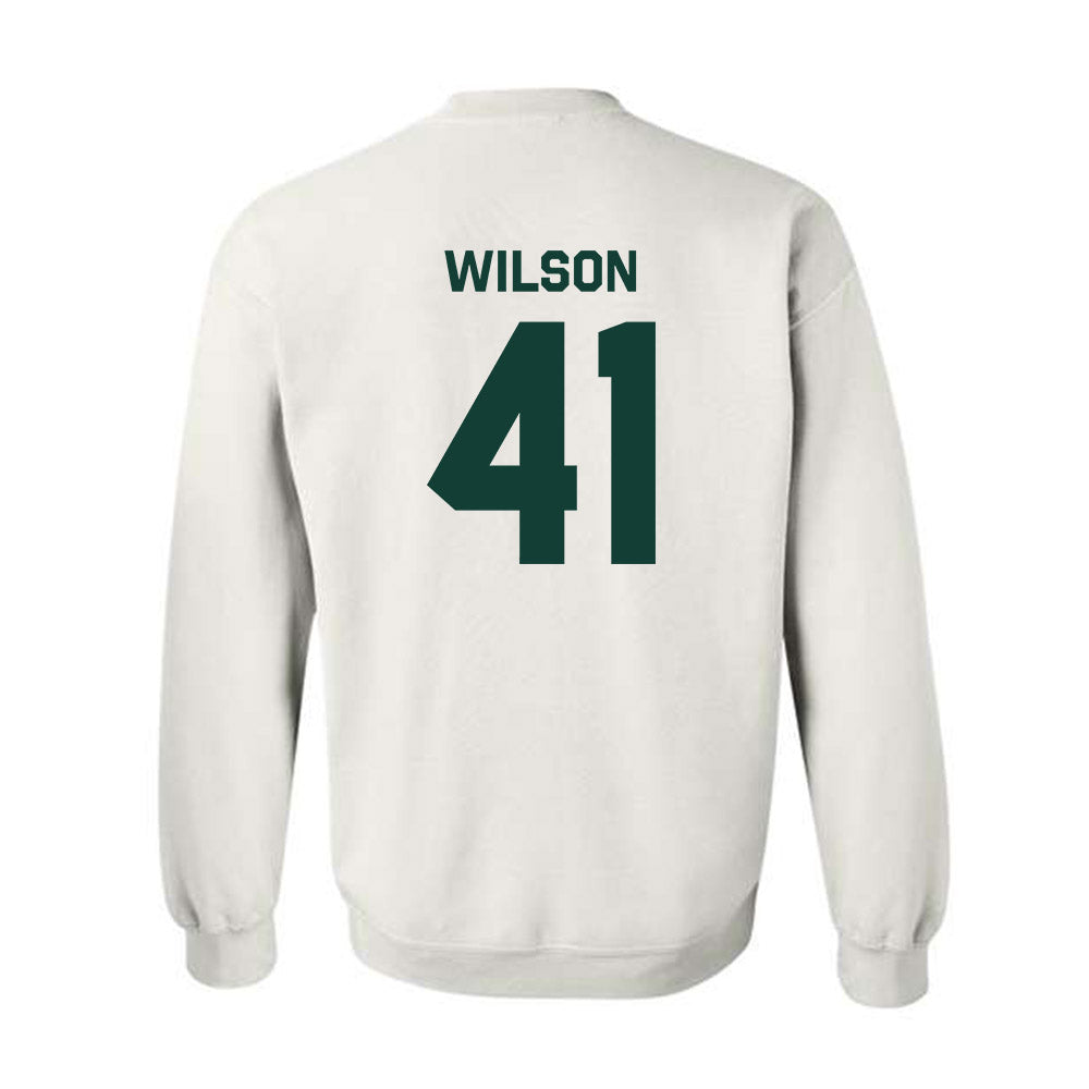 Michigan State - NCAA Football : Jaxson Wilson - Classic Shersey Crewneck Sweatshirt-1