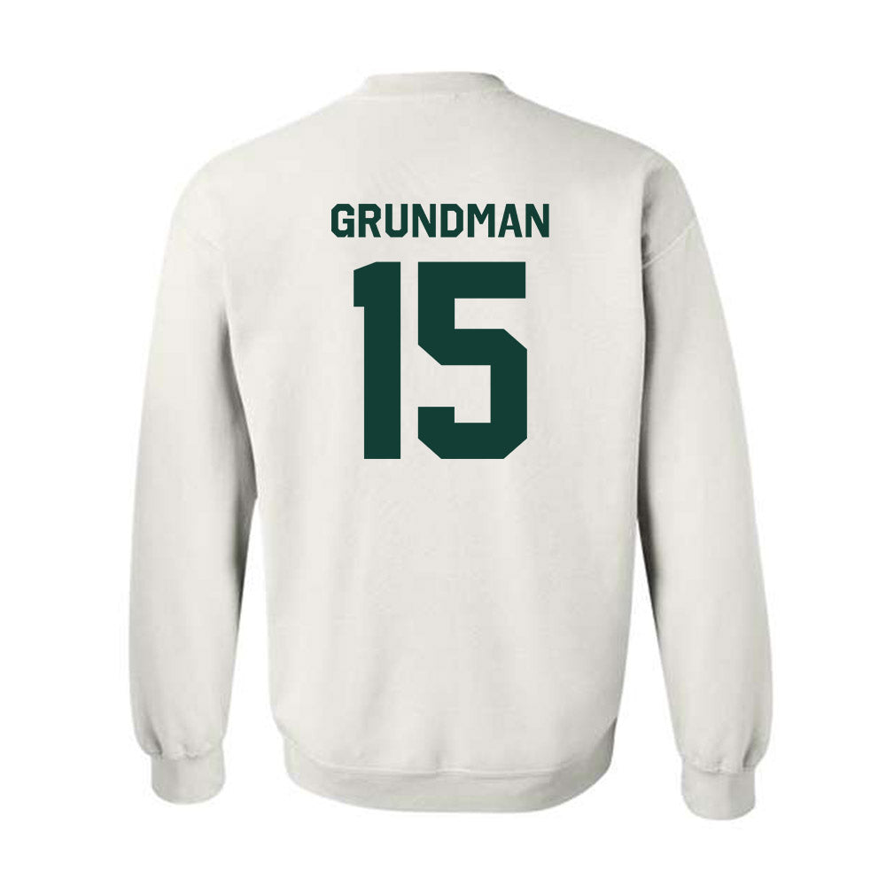 Michigan State - NCAA Baseball : Gannon Grundman - Classic Shersey Crewneck Sweatshirt-1
