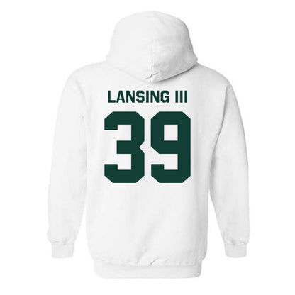 Michigan State - NCAA Football : Jack Lansing III - Classic Shersey Hooded Sweatshirt-1