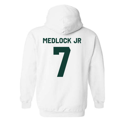Michigan State - NCAA Men's Basketball : Carlos Medlock jr - Classic Shersey Hooded Sweatshirt-1