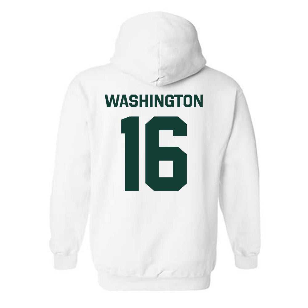 Michigan State - NCAA Football : Zachary Washington - Classic Shersey Hooded Sweatshirt-1