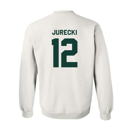 Michigan State - NCAA Men's Ice Hockey : Griffin Jurecki - Classic Shersey Crewneck Sweatshirt-1