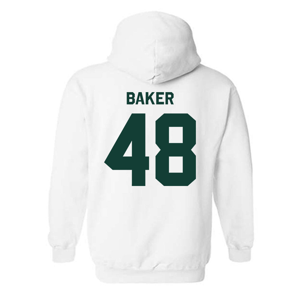 Michigan State - NCAA Football : Charlie Baker - Classic Shersey Hooded Sweatshirt-1