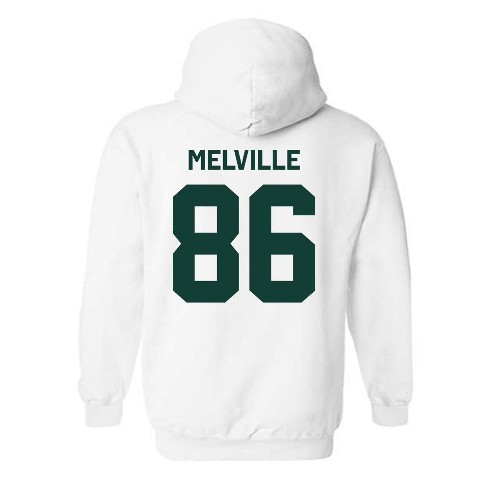 Michigan State - NCAA Football : Ethan Melville - Classic Shersey Hooded Sweatshirt-1
