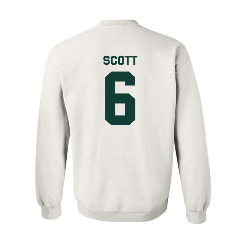 Michigan State - NCAA Men's Basketball : Jordan Scott - Classic Shersey Crewneck Sweatshirt-1