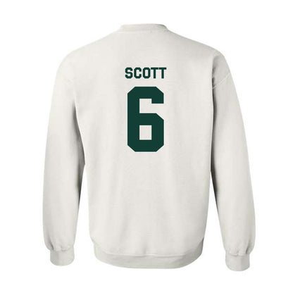 Michigan State - NCAA Men's Basketball : Jordan Scott - Classic Shersey Crewneck Sweatshirt-1