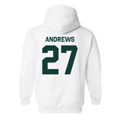 Michigan State - NCAA Men's Ice Hockey : Nicklas Andrews - Classic Shersey Hooded Sweatshirt-1