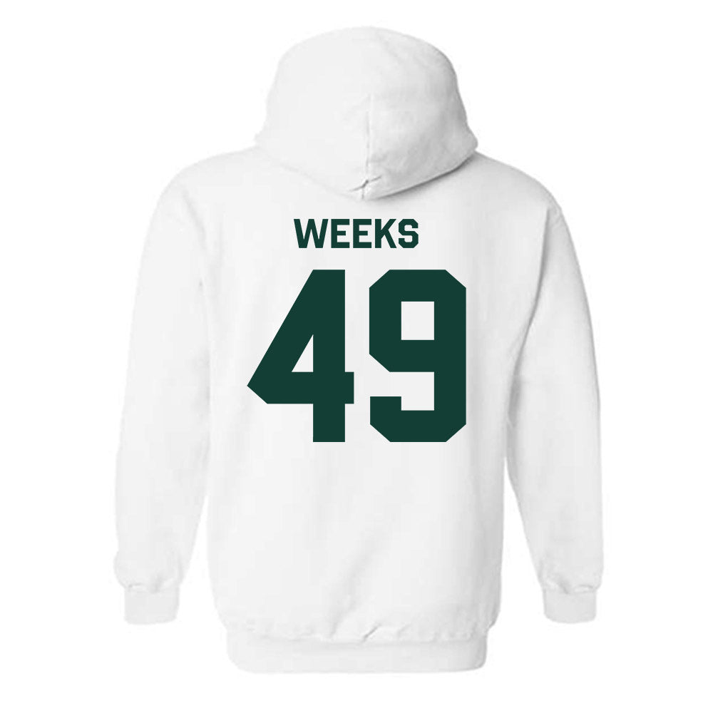 Michigan State - NCAA Football : Alex Weeks - Classic Shersey Hooded Sweatshirt-1