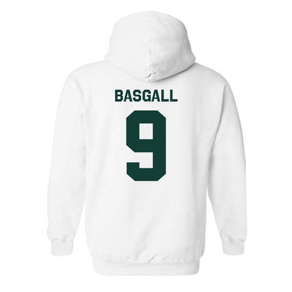 Michigan State - NCAA Men's Ice Hockey : Matthew Basgall - Classic Shersey Hooded Sweatshirt-1