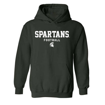 Michigan State - NCAA Football : Tarik Ahmetbasic - Classic Shersey Hooded Sweatshirt-0