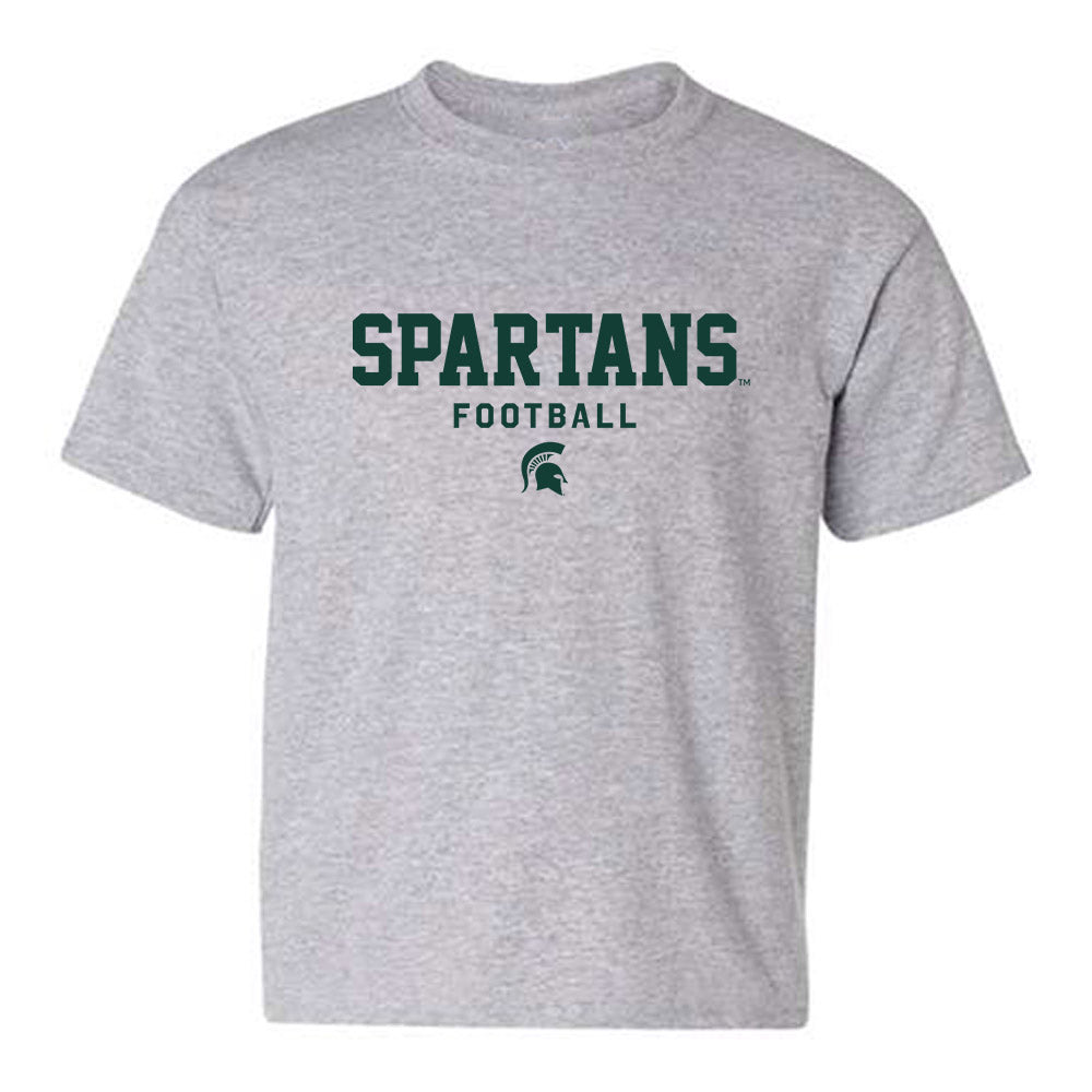 Michigan State - NCAA Football : Derrick SimmonsYouth T-Shirt-3