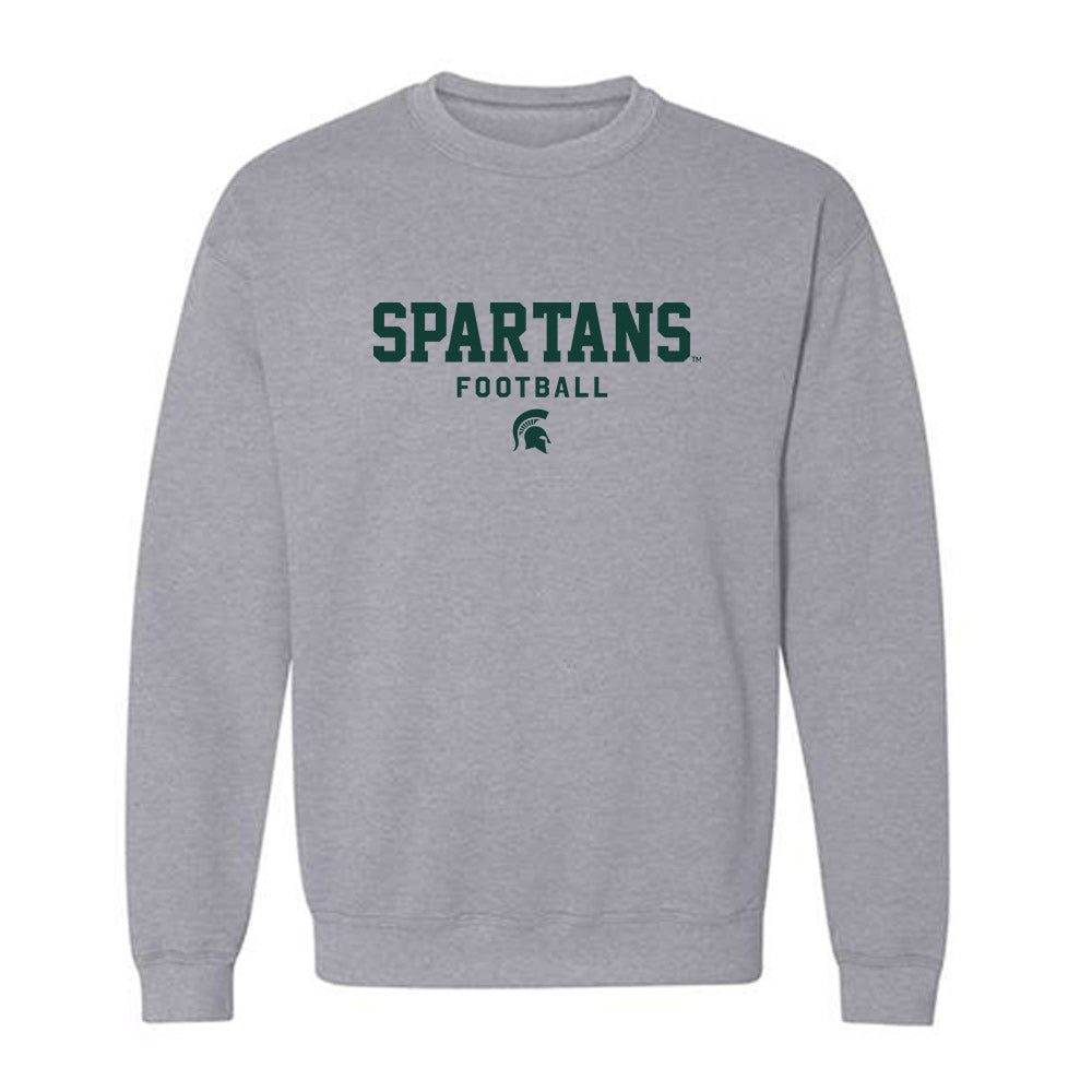 Michigan State - NCAA Football : Derrick SimmonsCrewneck Sweatshirt-2
