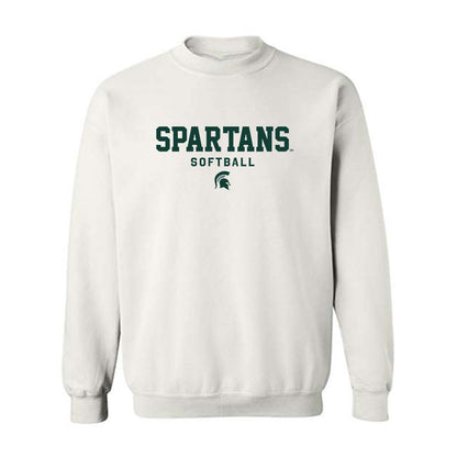 Michigan State - NCAA Softball : Natalie Lower - Classic Shersey Crewneck Sweatshirt-0