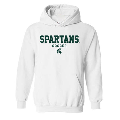 Michigan State - NCAA Men's Soccer : JEB Knox - Classic Shersey Hooded Sweatshirt-0