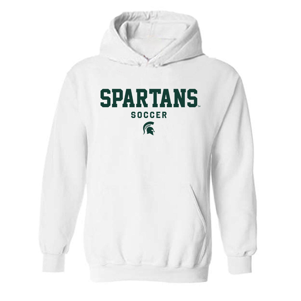 Michigan State - NCAA Men's Soccer : Jackson Lusky - Classic Shersey Hooded Sweatshirt-0