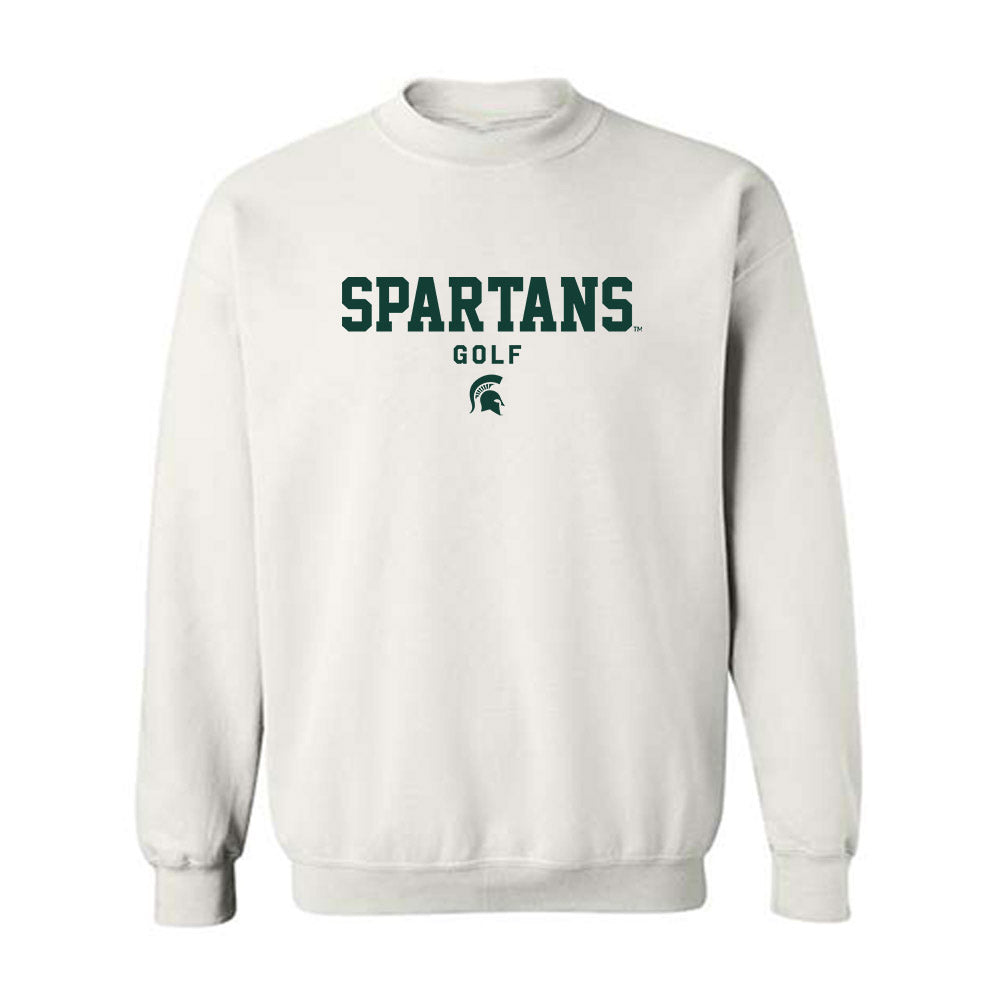 Michigan State - NCAA Men's Golf : Pierce Morrissey - Classic Shersey Crewneck Sweatshirt-0