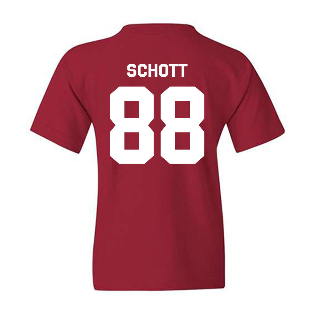 Indiana - NCAA Football : Brock Schott - Classic Shersey Youth T-Shirt-1