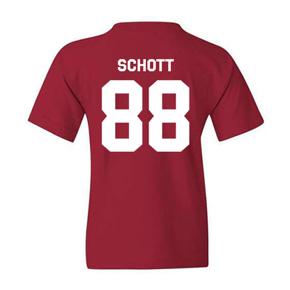 Indiana - NCAA Football : Brock Schott - Classic Shersey Youth T-Shirt-1
