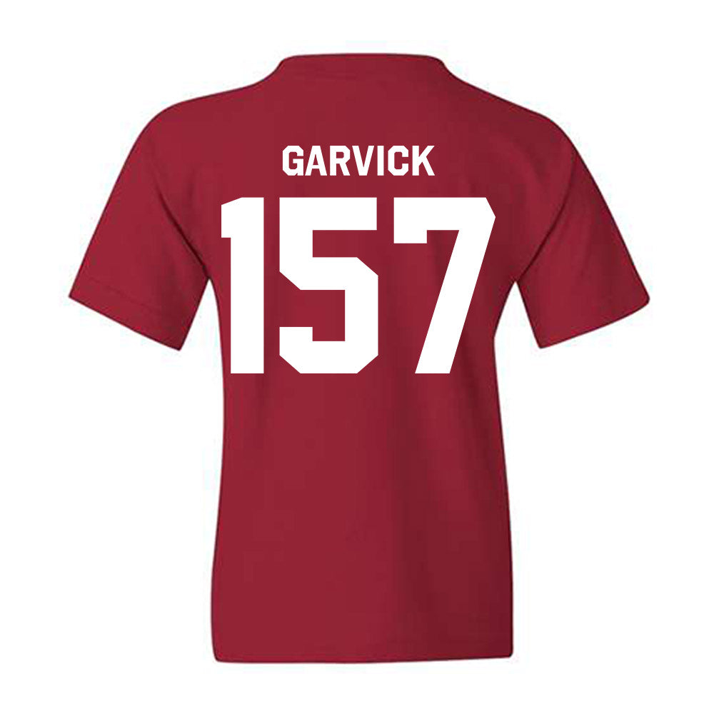 Indiana - NCAA Wrestling : Ryan Garvick - Classic Shersey Youth T-Shirt-1