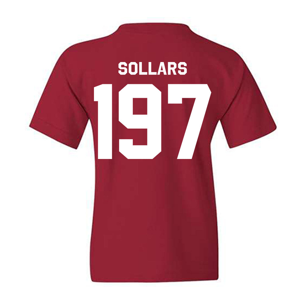 Indiana - NCAA Wrestling : Gabriel Sollars - Classic Shersey Youth T-Shirt-1