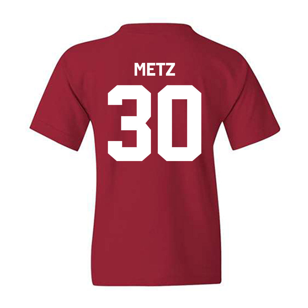 Indiana - NCAA Baseball : Blane Metz - Classic Shersey Youth T-Shirt-1