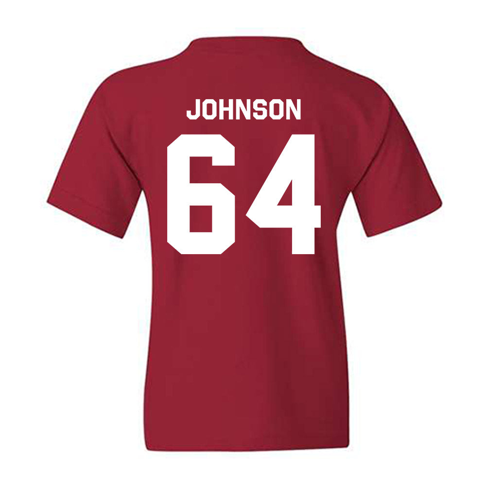 Indiana - NCAA Football : Chance Johnson - Classic Shersey Youth T-Shirt-1