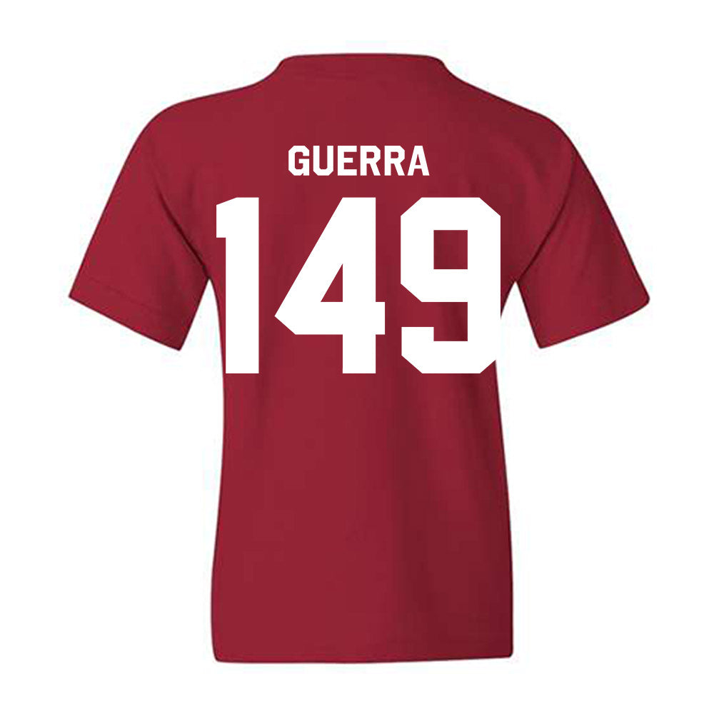 Indiana - NCAA Wrestling : Tyler Guerra - Classic Shersey Youth T-Shirt-1