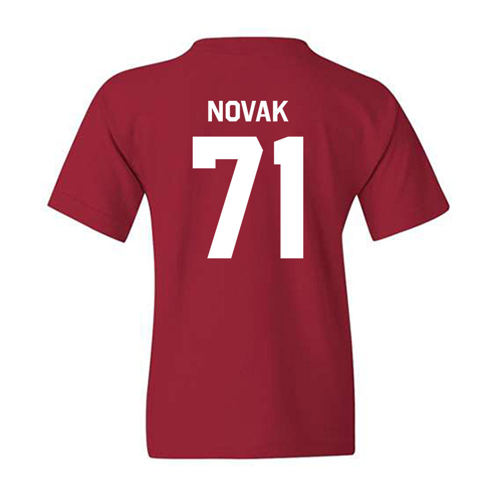 Indiana - NCAA Football : Benjamin Novak - Classic Shersey Youth T-Shirt-1