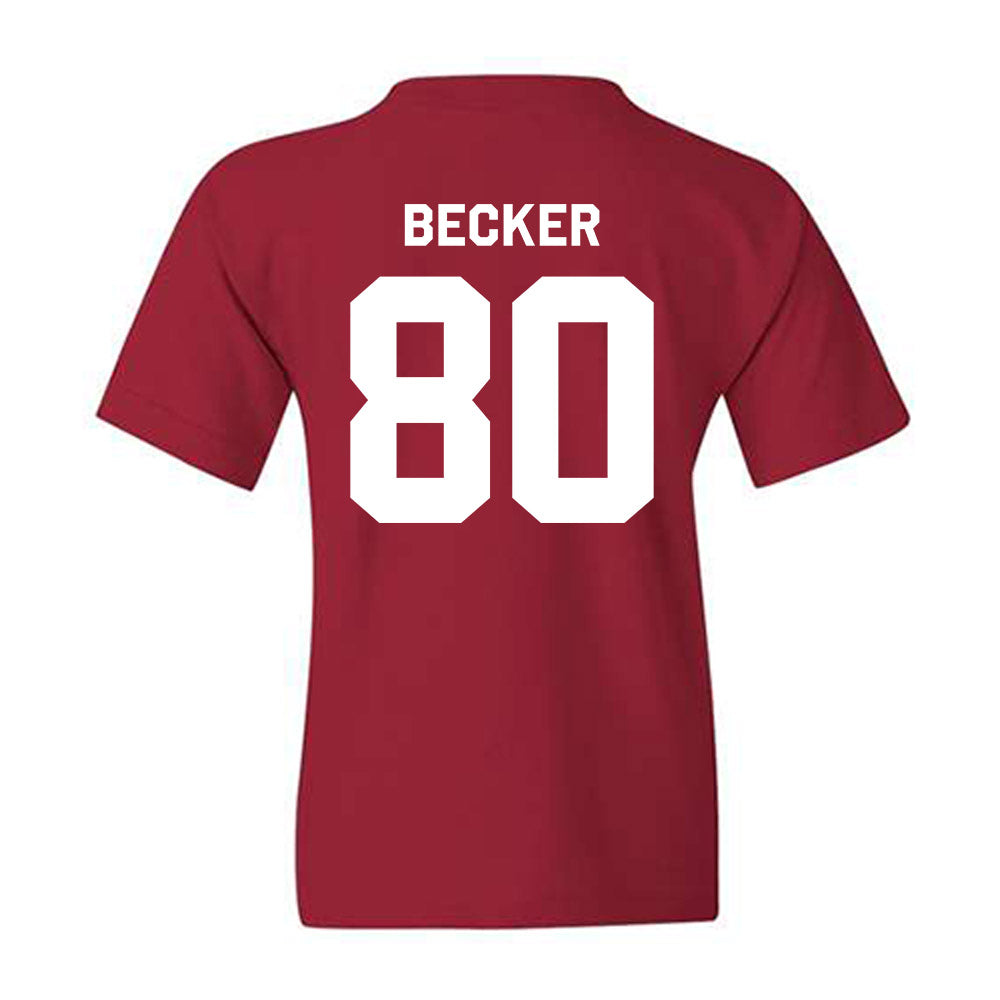 Indiana - NCAA Football : Charlie Becker - Classic Shersey Youth T-Shirt-1