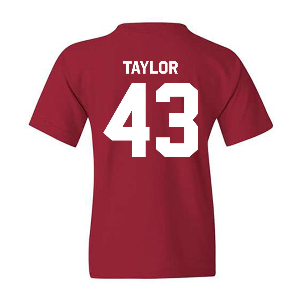Indiana - NCAA Football : Bryce Taylor - Classic Shersey Youth T-Shirt-1