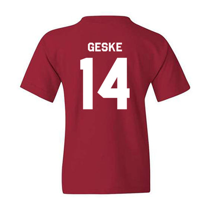Indiana - NCAA Football : Maverick Geske - Classic Shersey Youth T-Shirt-1