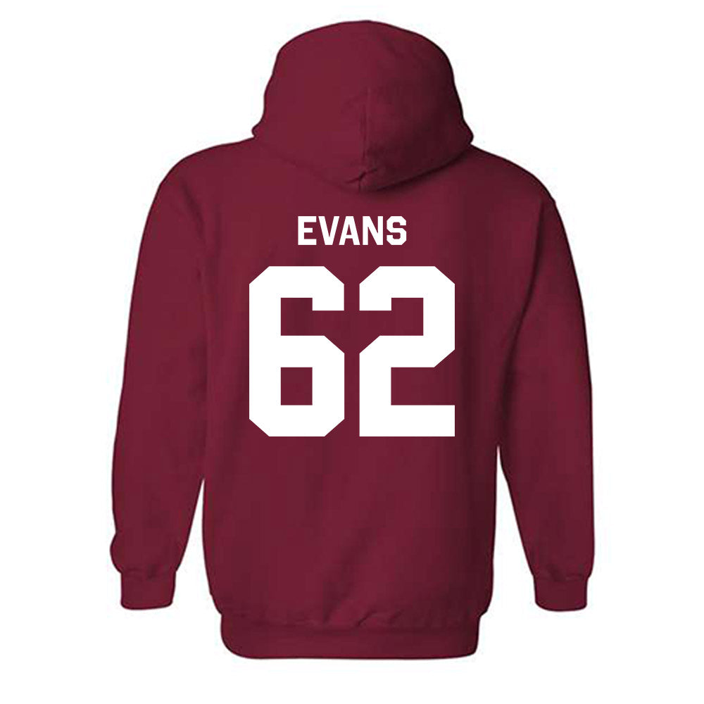 Indiana - NCAA Football : Drew Evans - Classic Shersey Hooded Sweatshirt-1