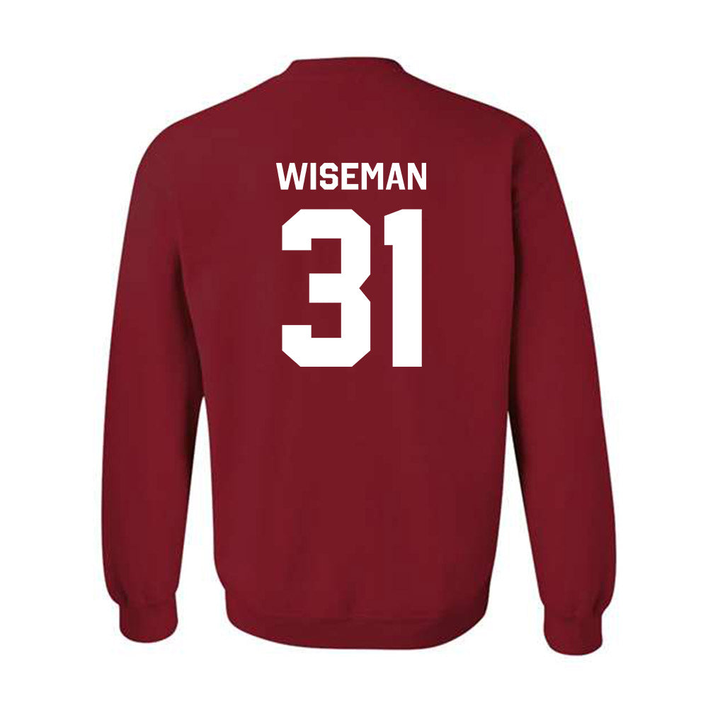 Indiana - NCAA Women's Basketball : Faith Wiseman - Classic Shersey Crewneck Sweatshirt-1
