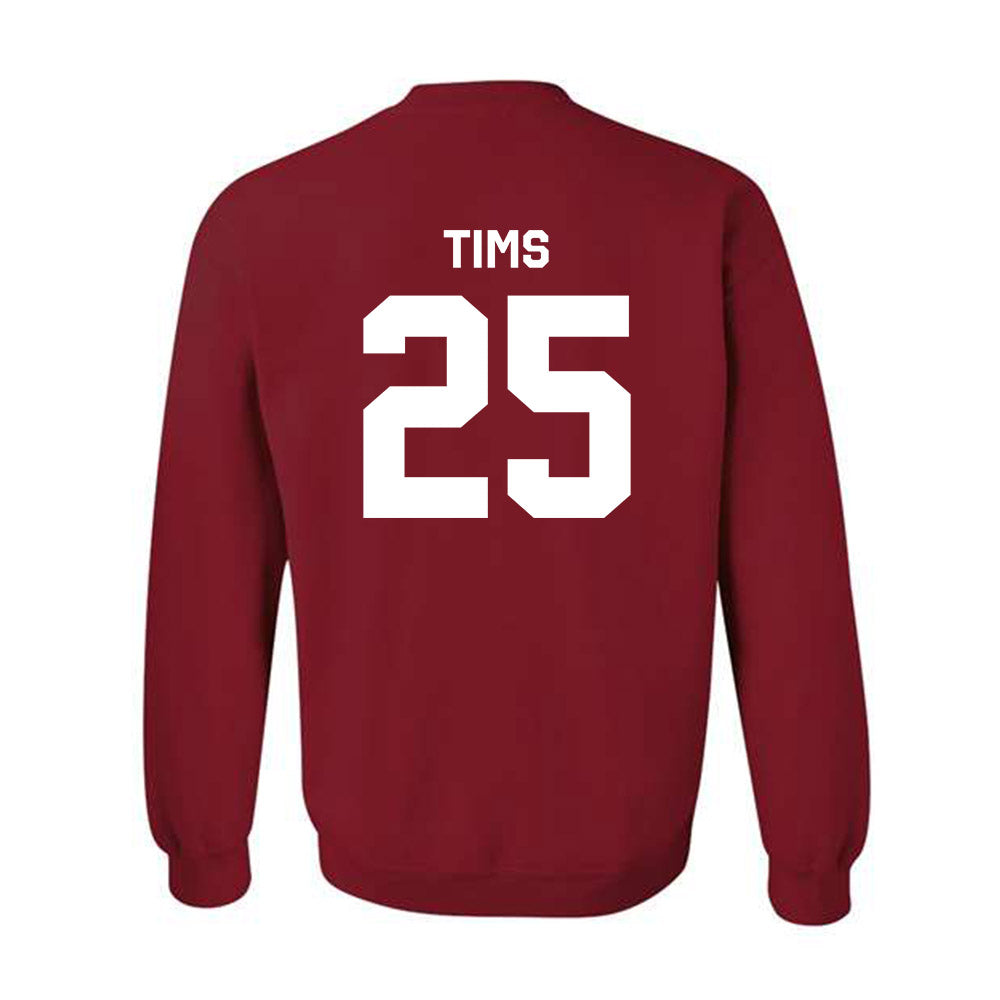 Indiana - NCAA Football : Dmontae Tims - Classic Shersey Crewneck Sweatshirt-1