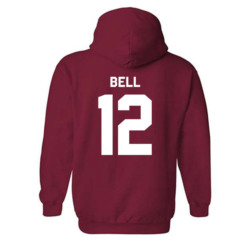 Indiana - NCAA Football : Jacob Bell - Classic Shersey Hooded Sweatshirt-1