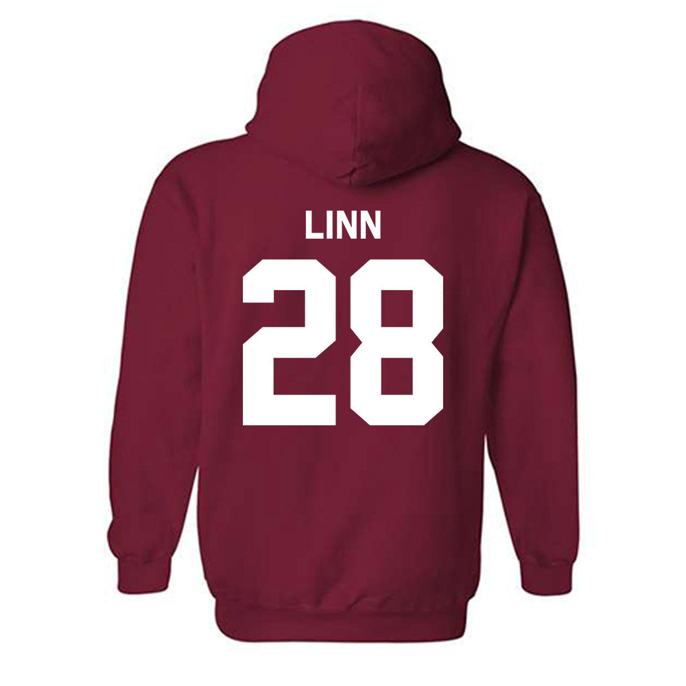 Indiana - NCAA Baseball : Conner Linn - Classic Shersey Hooded Sweatshirt-1