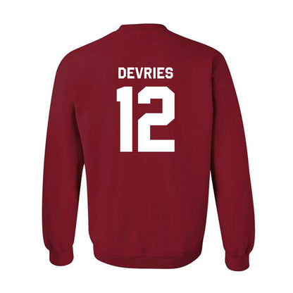 Indiana - NCAA Men's Basketball : Tucker DeVries - Classic Shersey Crewneck Sweatshirt-1