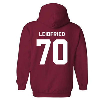 Indiana - NCAA Football : Austin Leibfried - Classic Shersey Hooded Sweatshirt-1