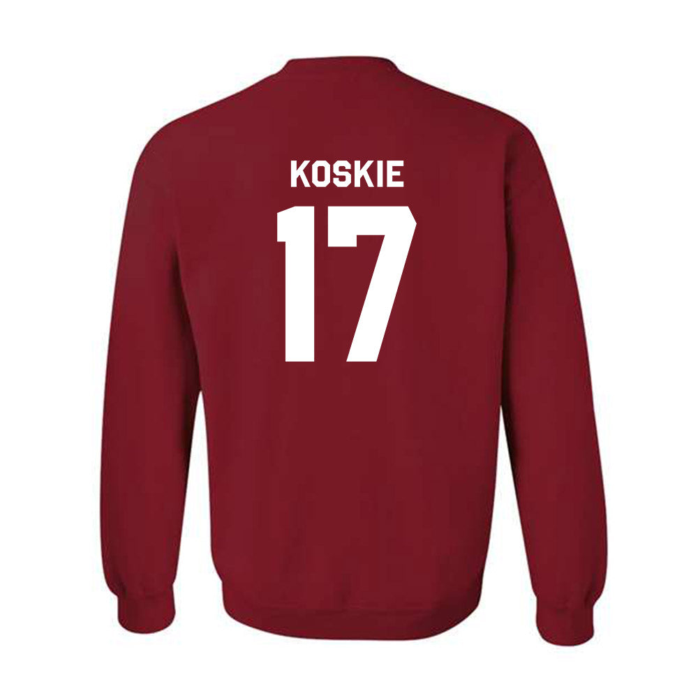 Indiana - NCAA Baseball : Caleb Koskie - Classic Shersey Crewneck Sweatshirt-1