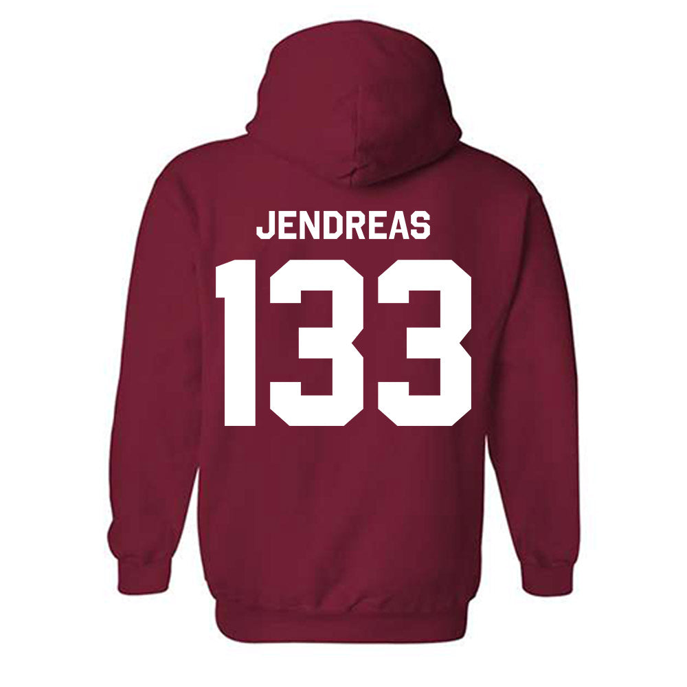 Indiana - NCAA Wrestling : Gavin Jendreas - Classic Shersey Hooded Sweatshirt-1