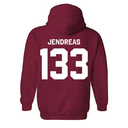 Indiana - NCAA Wrestling : Gavin Jendreas - Classic Shersey Hooded Sweatshirt-1