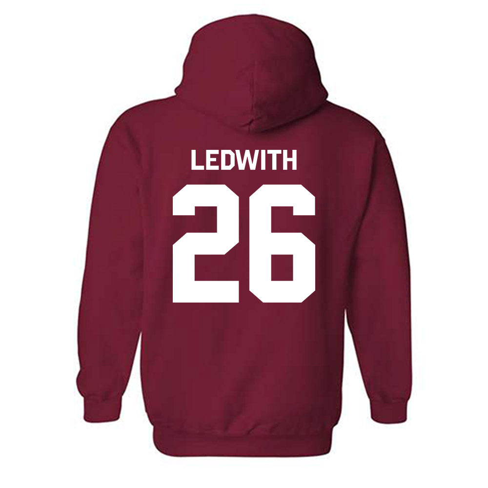 Indiana - NCAA Women's Soccer : Maggie Ledwith - Classic Shersey Hooded Sweatshirt-1