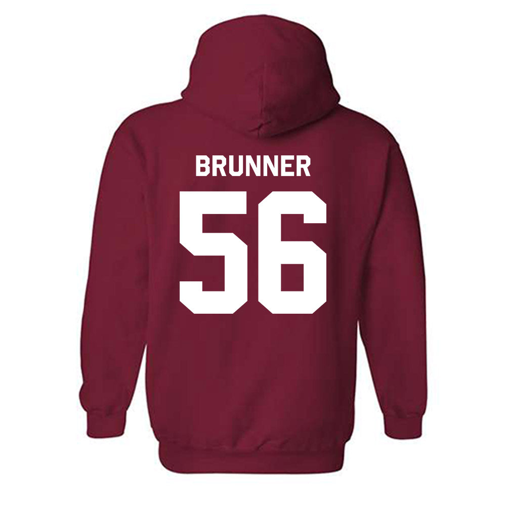 Indiana - NCAA Football : Joe Brunner - Classic Shersey Hooded Sweatshirt-1