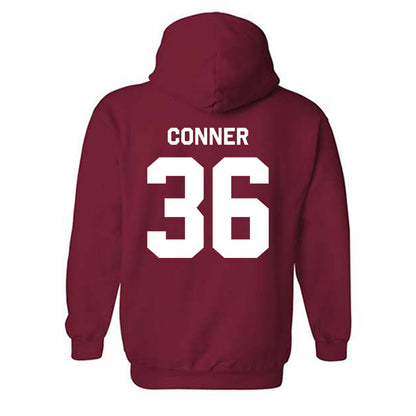 Indiana - NCAA Football : Clay Conner - Classic Shersey Hooded Sweatshirt-1