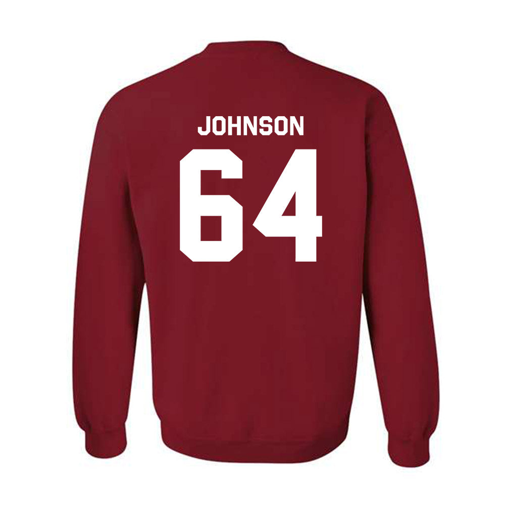Indiana - NCAA Football : Chance Johnson - Classic Shersey Crewneck Sweatshirt-1